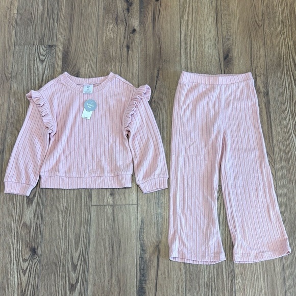 NWT Gap Toddler Pink Softspun Outfit 2 Piece Size 4T - Picture 1 of 6